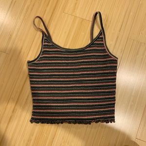 Hollister striped tank top